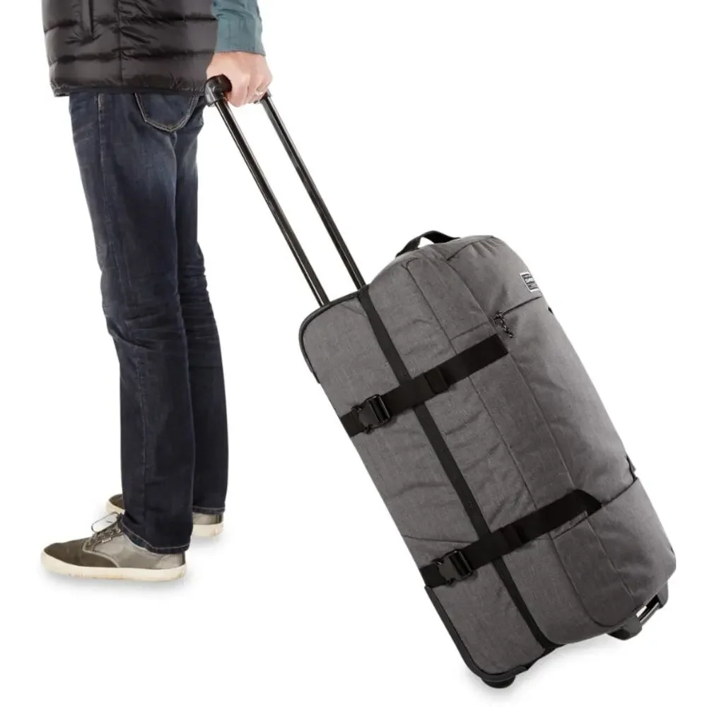 Dakine Split Roller EQ 75L Rolling Gear Bag Black Wheeled Luggage/Suitcase EUC